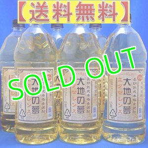 画像: 【送料無料】大地の夢(だいちのゆめ)エクセレンス　２５度　2700ｍｌ（2.7L）　１ケース（６本）長期熟成本格麦焼酎　内藤醸造 