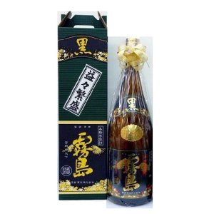 画像: 【送料無料】本格芋焼酎　黒霧島（くろきりしま）　２５度　４５００ｍｌ瓶　益々繁盛ボトル　宮崎県都城市　霧島酒造